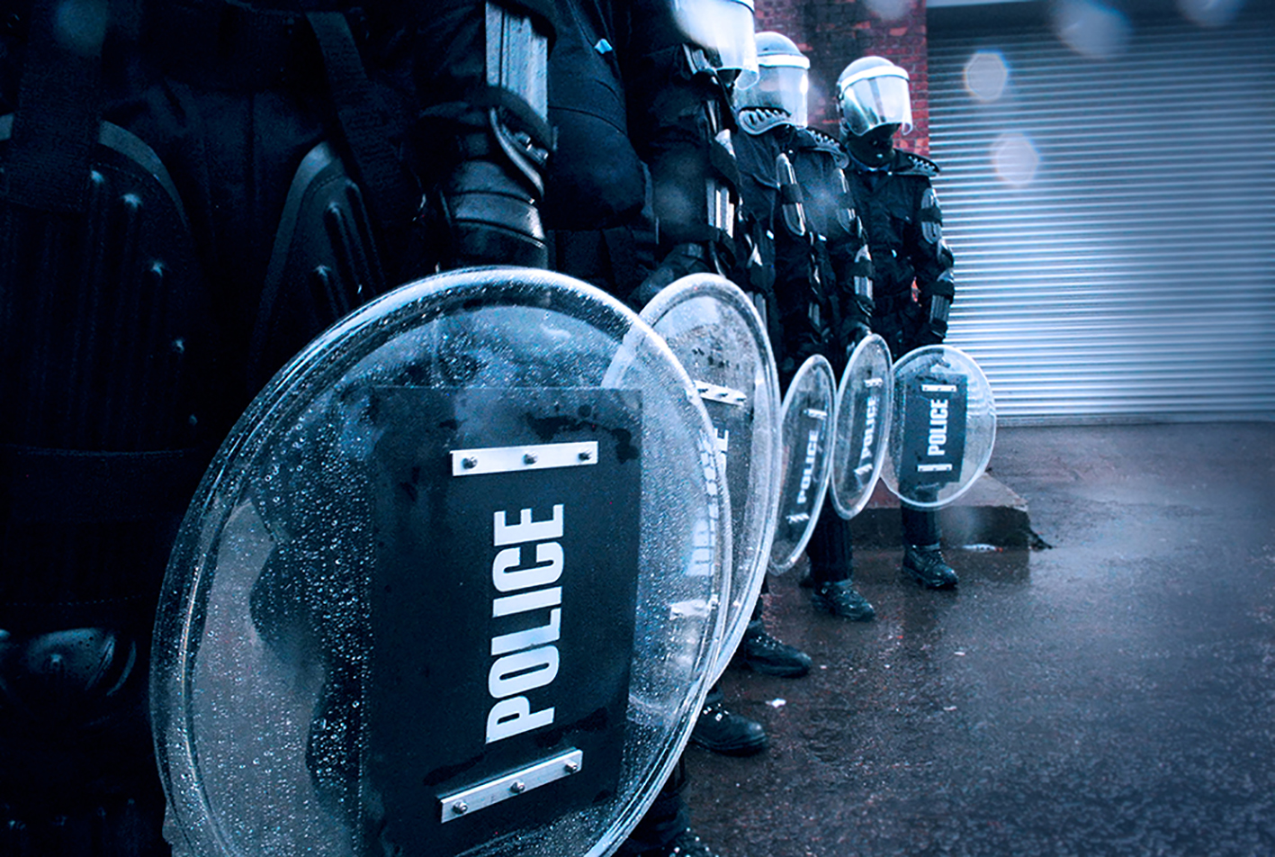 Riot shields design manufactured and distributed by ICL tech